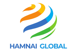 Cropped Blue And Orange Circle Global Networking Tech Logo